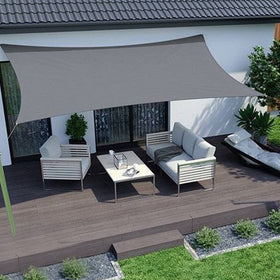 Winemana shade cloth over a dog kennel provides shaded shelter for pets