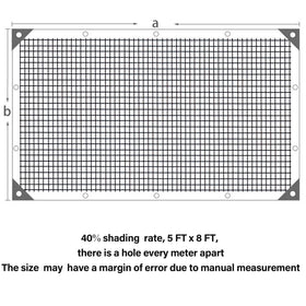 Winemana shade cloth with reinforced edges and grommets for easy hanging.