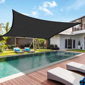 Winemana shade cloth in kennel setup shields pets from hot sun.