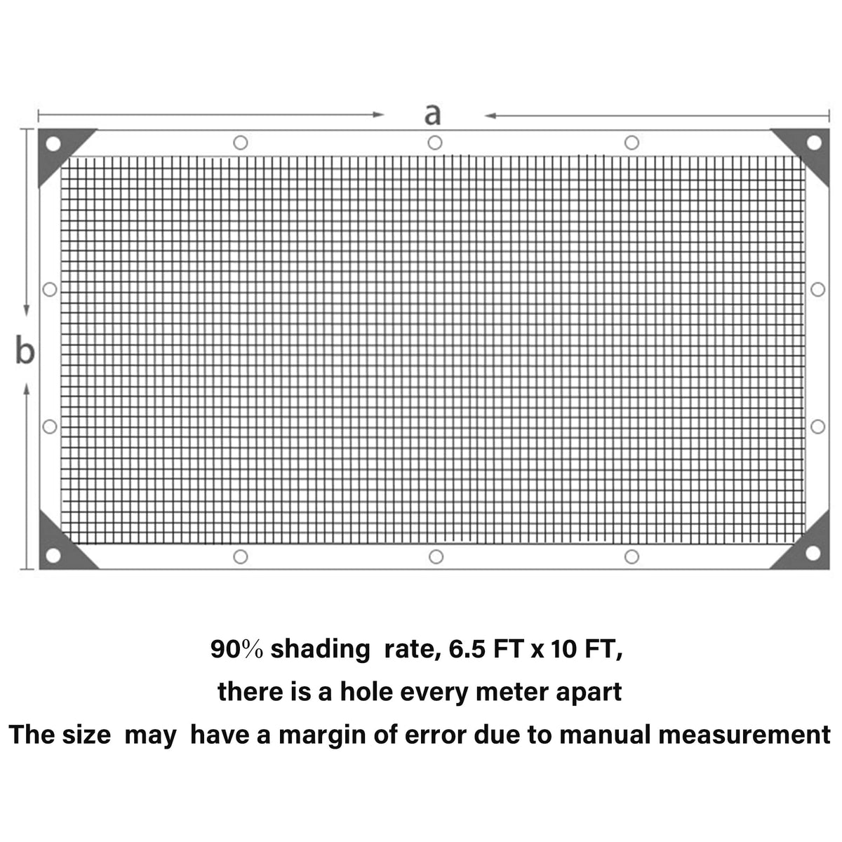 Winemana shade cloth taped edge demonstrates reinforced construction for outdoor use
