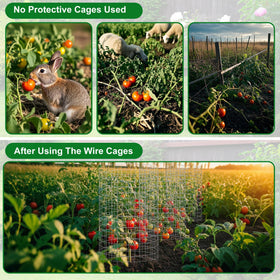 Winemana galvanized wire panels provide durable, long-lasting garden protection.