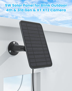 WININMETA 360-degree bracket enables optimal sun exposure for Blink panels.