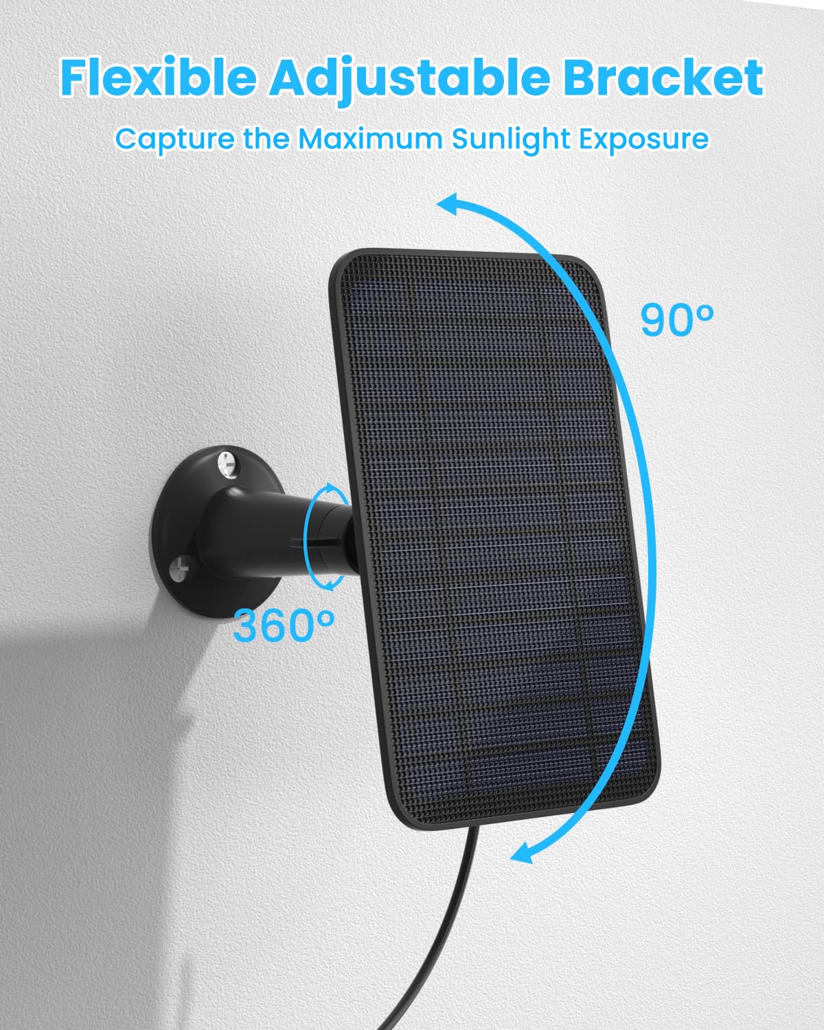 WININMETA 4m cable enables flexible panel placement for sun capture