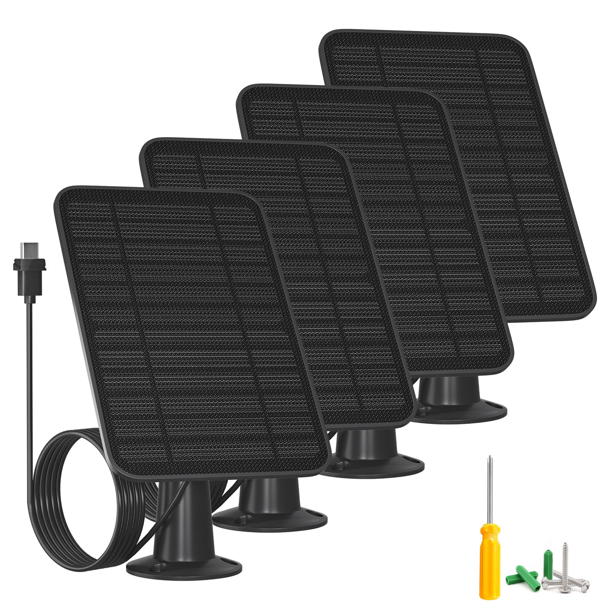 WININMETA 5W solar panel for Blink Outdoor 4th Gen powers cameras continuously