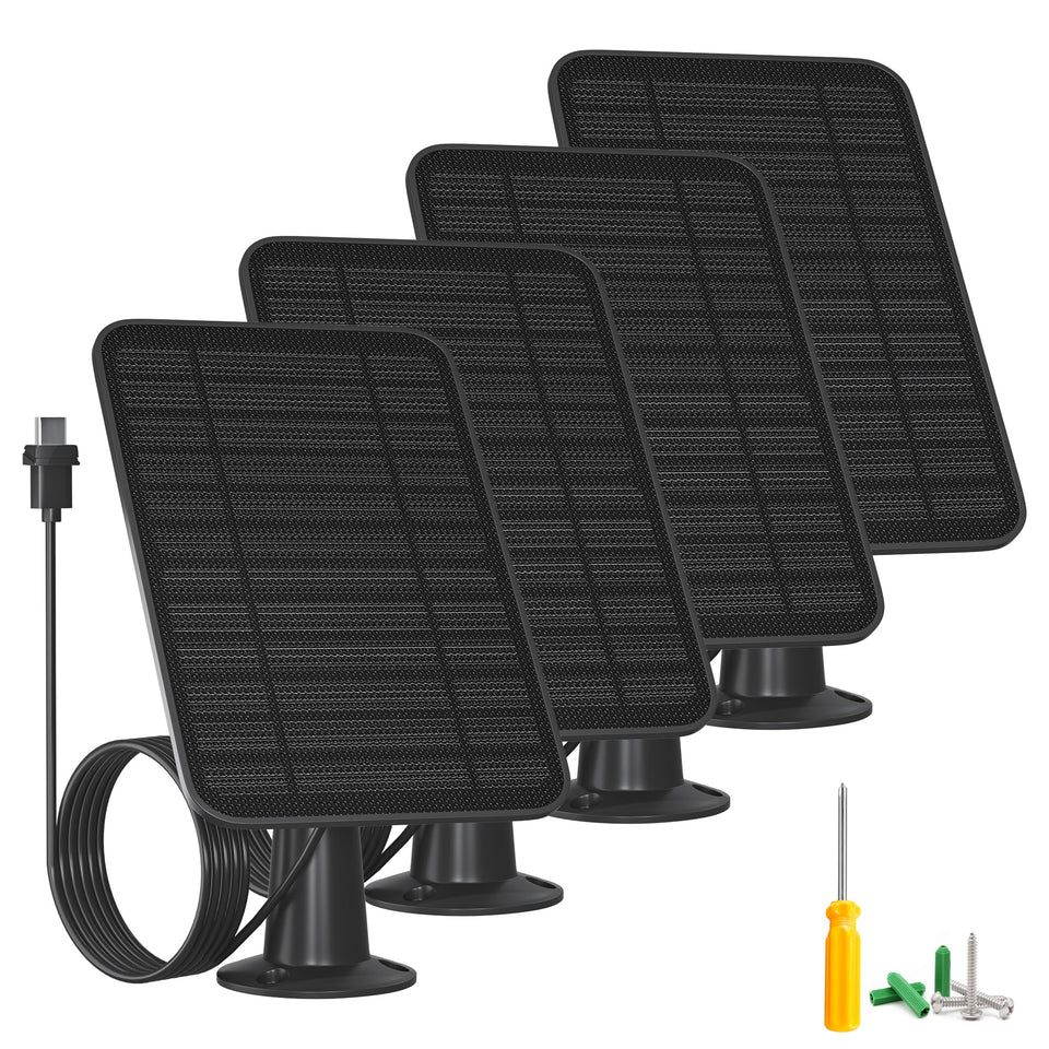WININMETA 5W solar panel for Blink Outdoor 4th Gen powers cameras continuously
