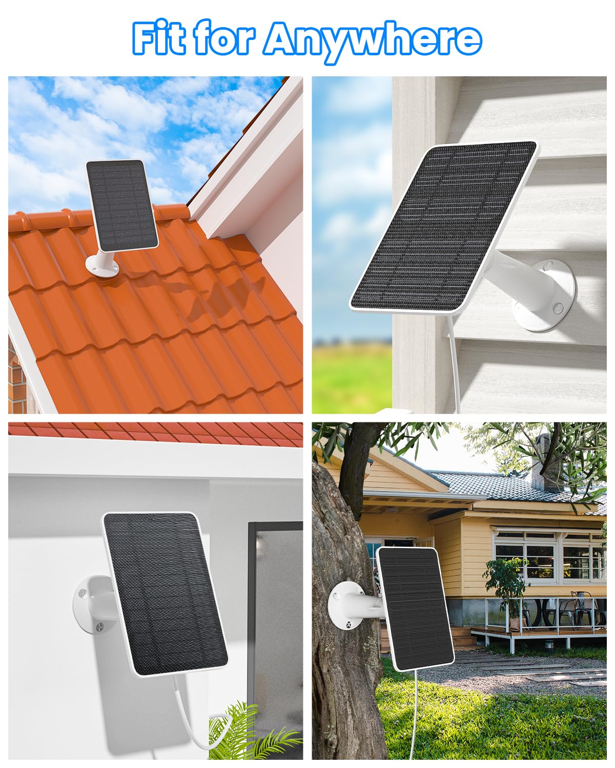 WININMETA wall-mount hardware included for easy exterior installation