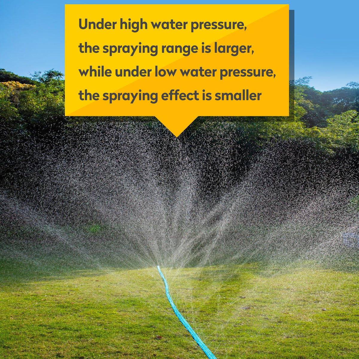 Winisok detachable end cap enables easy hose extensions.