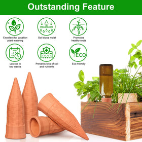 WinJiaYao wine bottle usage shows eco-friendly irrigation.