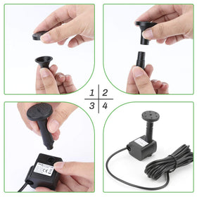 Winkeyes 8mm outlet supports adjustable spray heights.