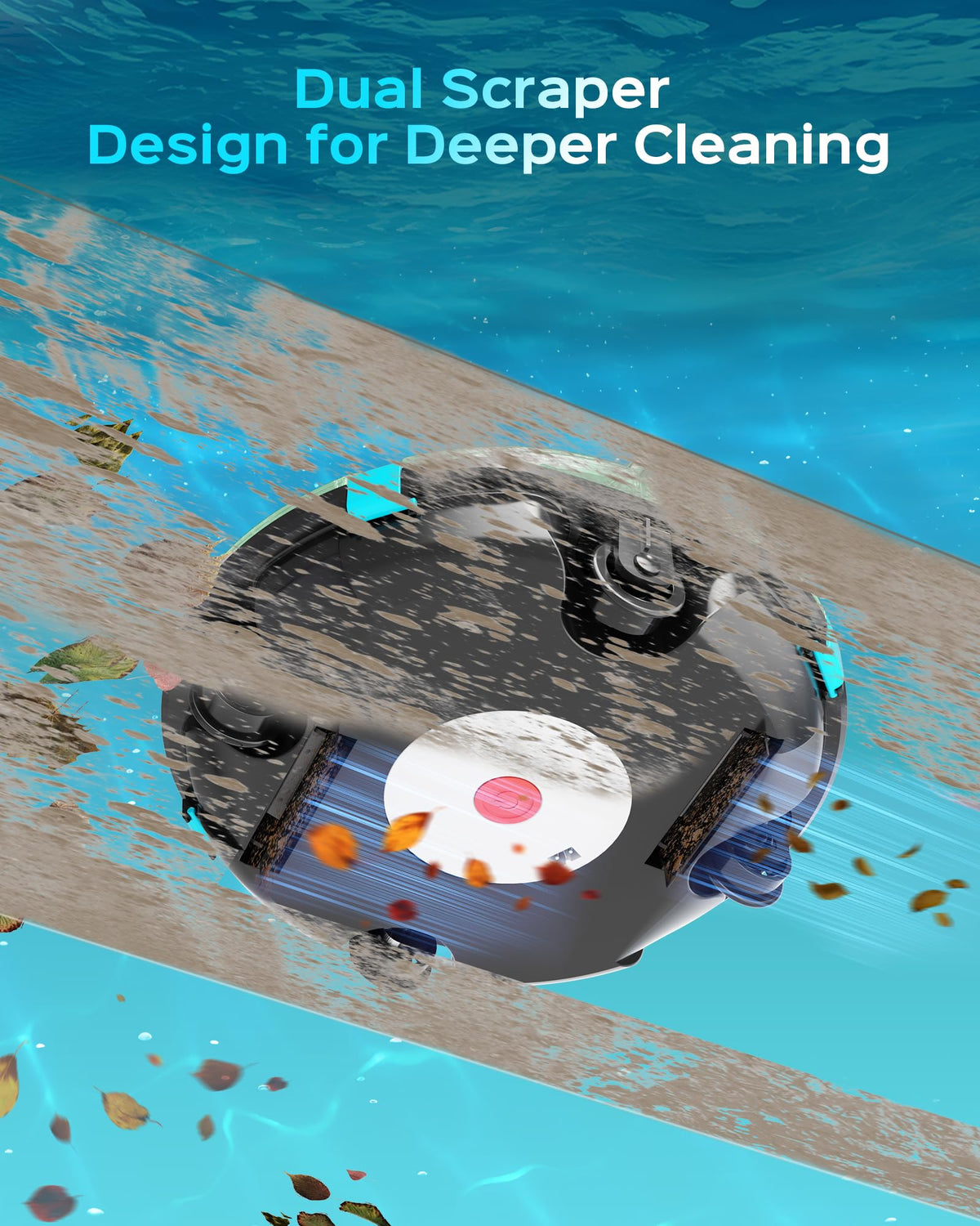 Winny Pool Cleaner high-speed motor delivers powerful cleaning performance.