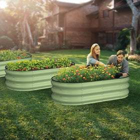 Winpull galvanized steel construction delivers durable, long-lasting planter.