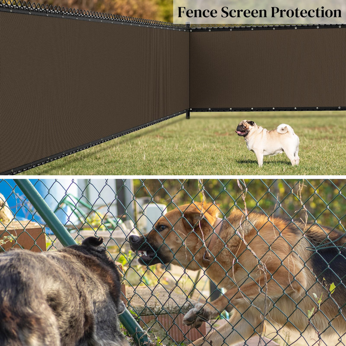 Winpull 170GSM mesh highlights breathable privacy for fences and patios.