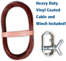 Winter Block laminated polyethylene construction designed for long-lasting use.