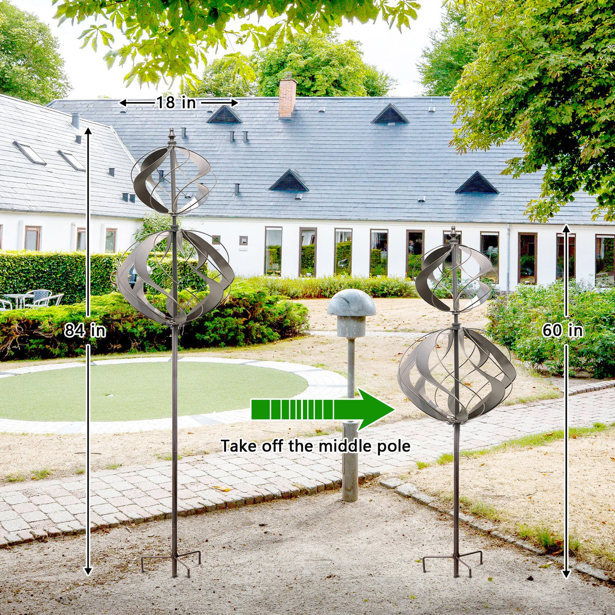 WinWindSpinner large garden decor stands out as a thoughtful gift for gardeners