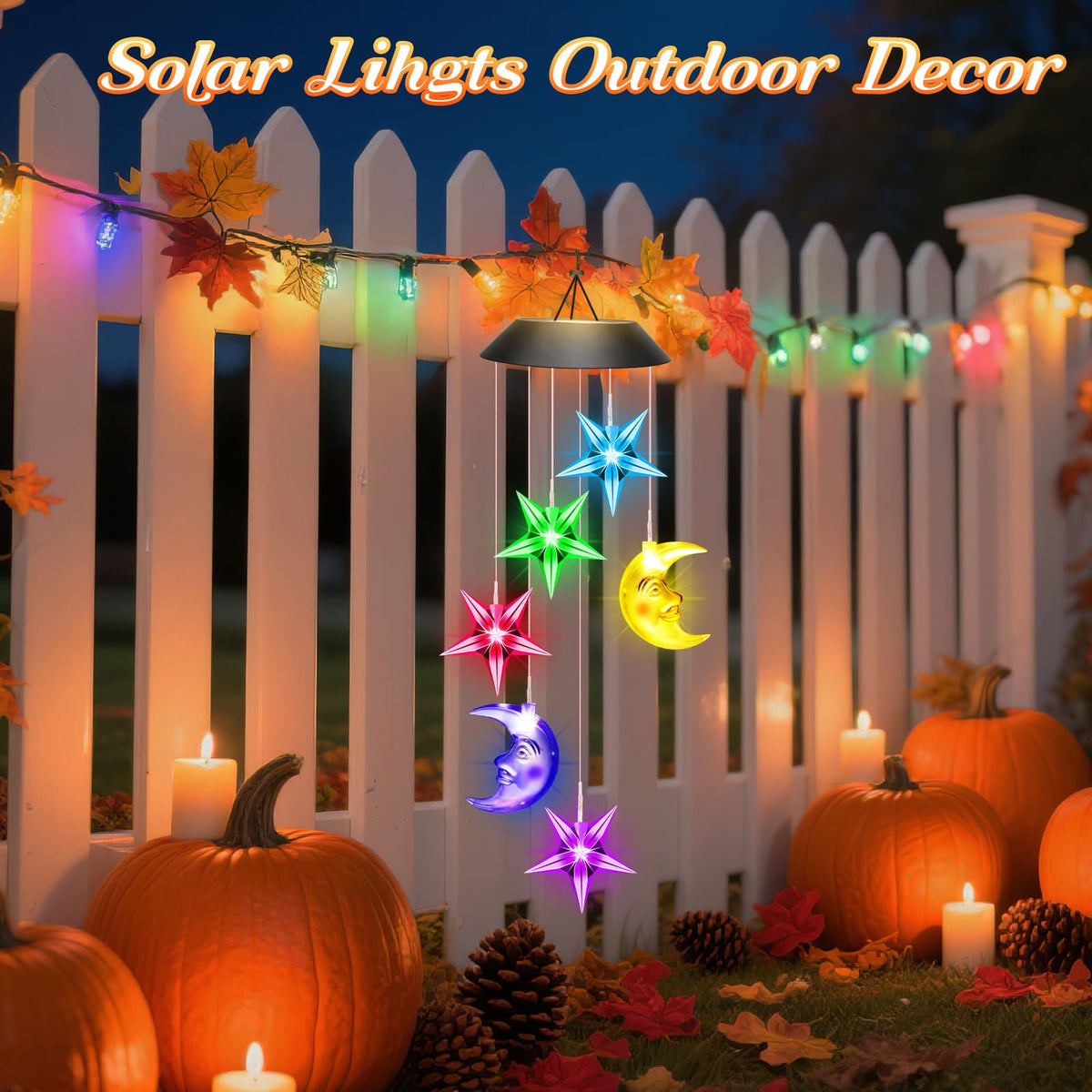 Winzwon color-changing solar lights glow for magical nights