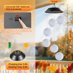 Winzwon garden wind chime makes a thoughtful gift for mom or grandma.
