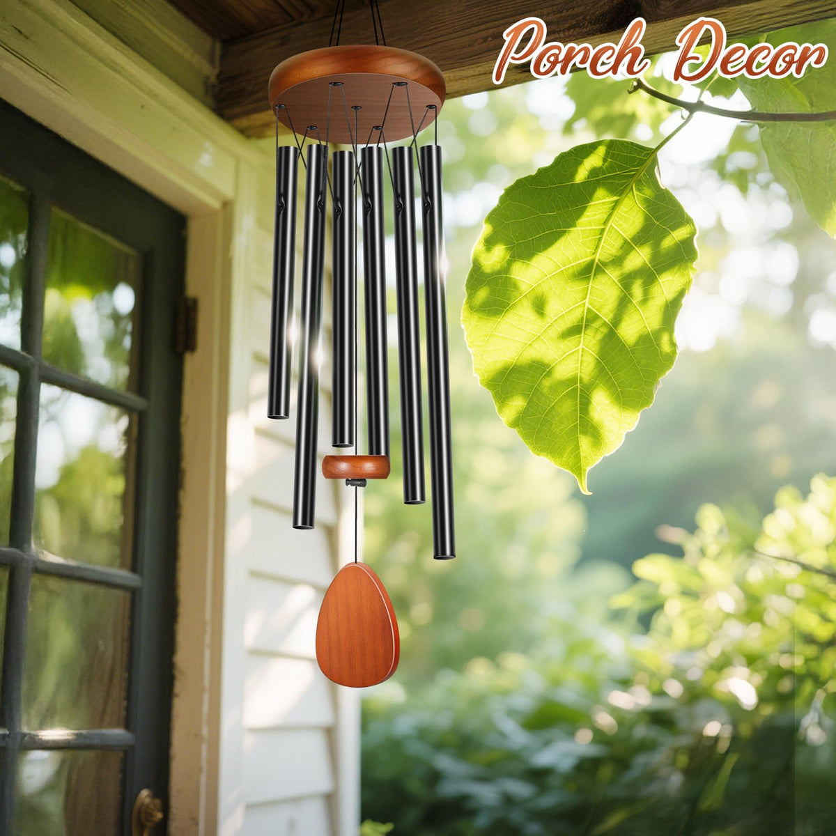 Winzwon wind chimes patio décor with crisp, relaxing tones.