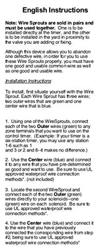 WireSprout compact design fits standard valve boxes, suited for moist environments.