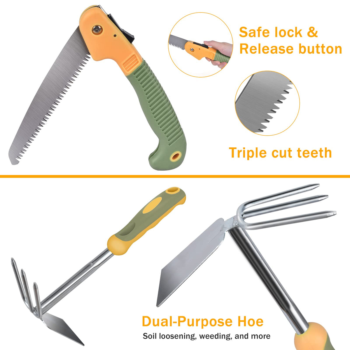 WisaKey large-capacity garden bag keeps tools organized.