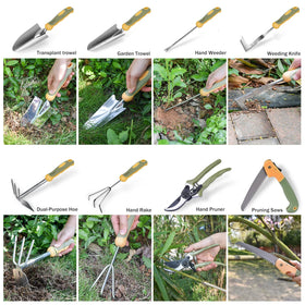 WisaKey non-slip handles reduce wrist strain during gardening.