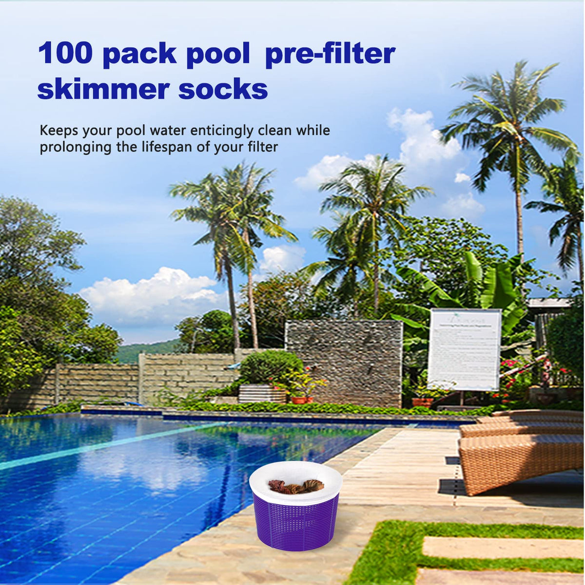 WISHDIAM suitable for inground and above-ground pools, plus hot tubs.