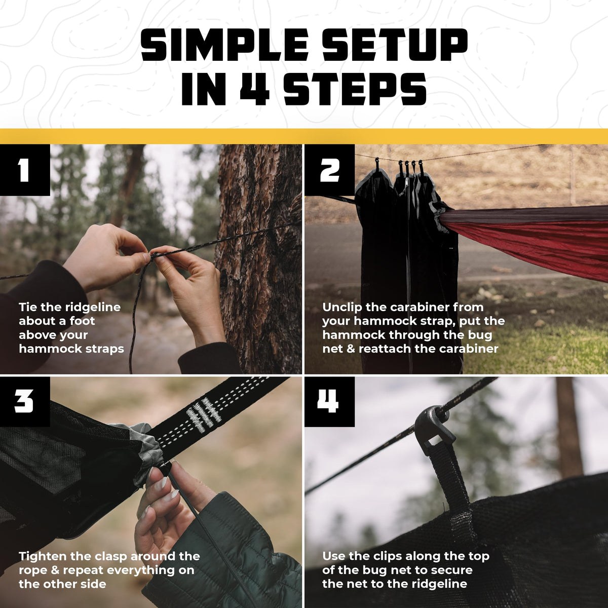 Wise Owl hammock bug net mesh breeze allows airflow while keeping bugs at bay