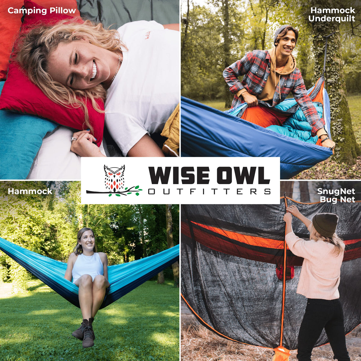Wise Owl Outfitters hammock stand includes simple setup instructions.
