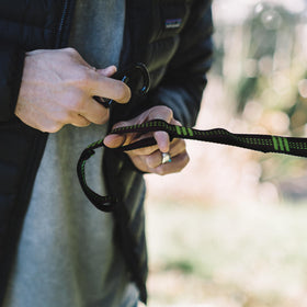 Wise Owl Outfitters tree-friendly straps minimize bark damage.