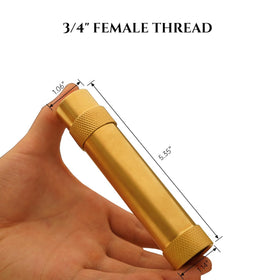 Wiseflow brass twist hose nozzle mist setting for delicate plants