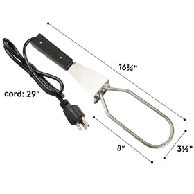 WishDirect indicator light shows heating status during grilling.