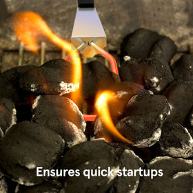 WishDirect heating element close-up highlighting quick ignition capability.
