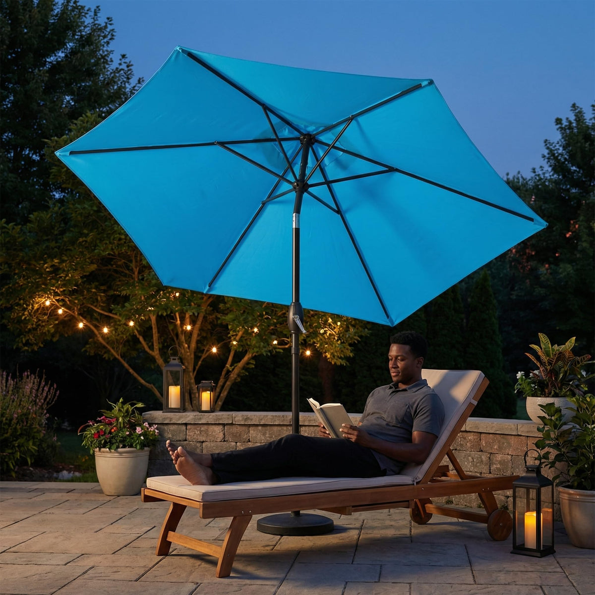 Wisteria Lane fade-resistant fabric withstands sun exposure