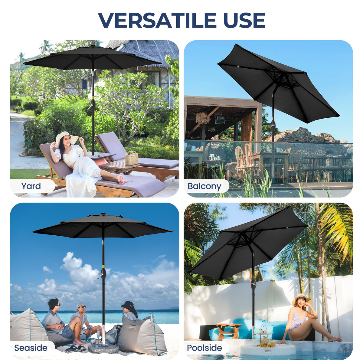 Wisteria Lane waterproof and UV-resistant fabric keeps color vibrant outdoors.