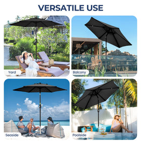Wisteria Lane waterproof and UV-resistant fabric keeps color vibrant outdoors.