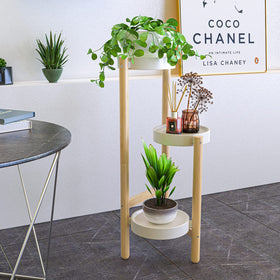 Wisuce bamboo 3-tier stand assembly guide highlighting simple setup