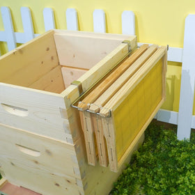Witbee three-frame capacity perch helps stabilize frames for hands-free work