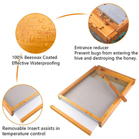 witbee screened bottom board showing ventilation mesh for airflow