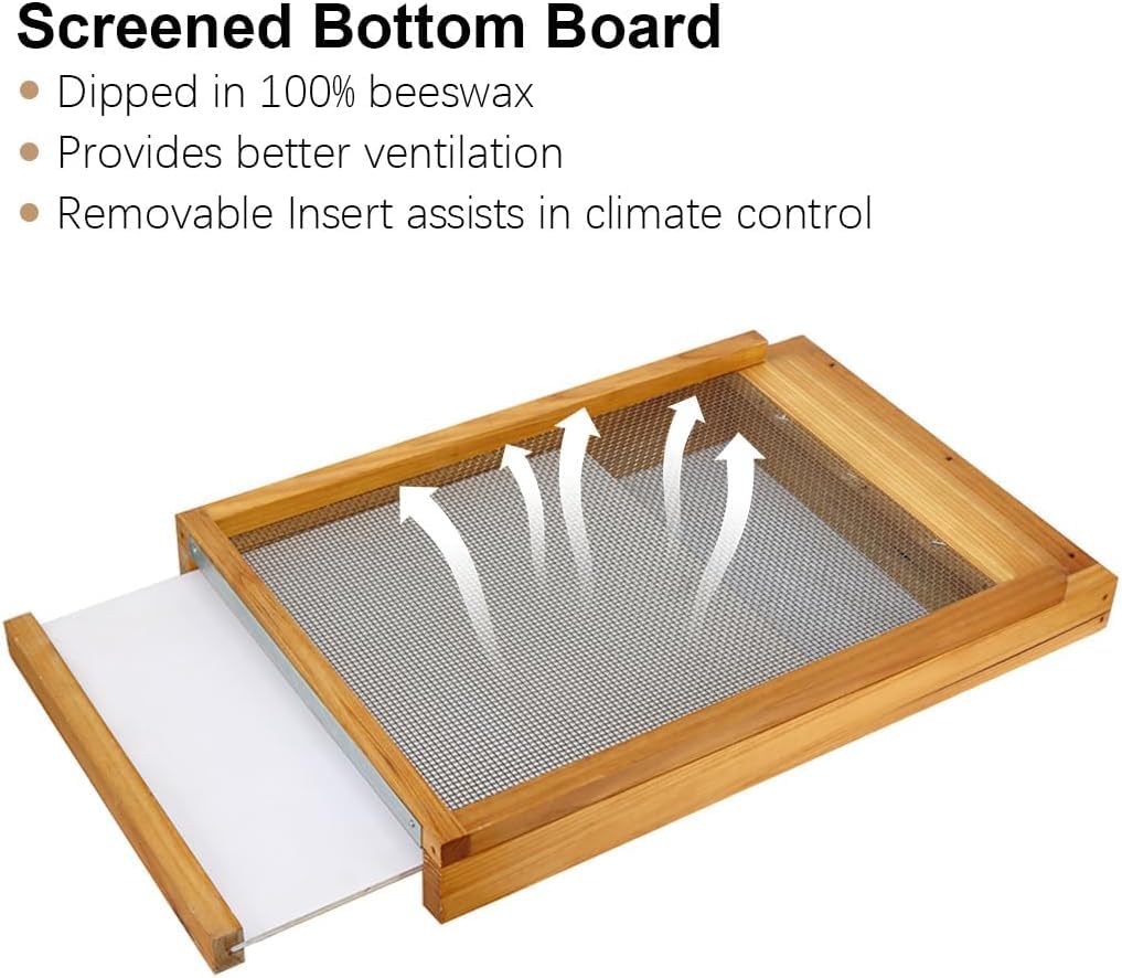 Witbee ventilated bottom board keeps hives cooler in warm climates
