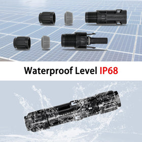 Witproton 70A high-current connector for continuous power at 1500V (-40°F to 185°F)