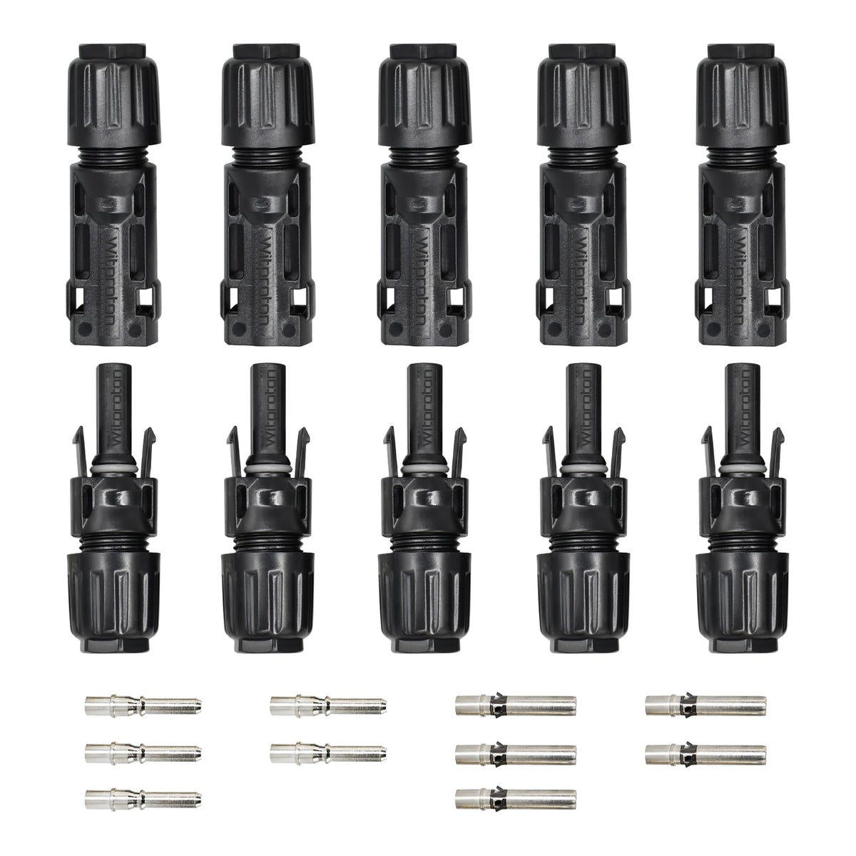 Witproton 8AWG solar connector with pro-grade housing for durable PV connections