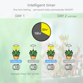 Witsanlex LED grow lights height-adjustable stand enables versatile placement