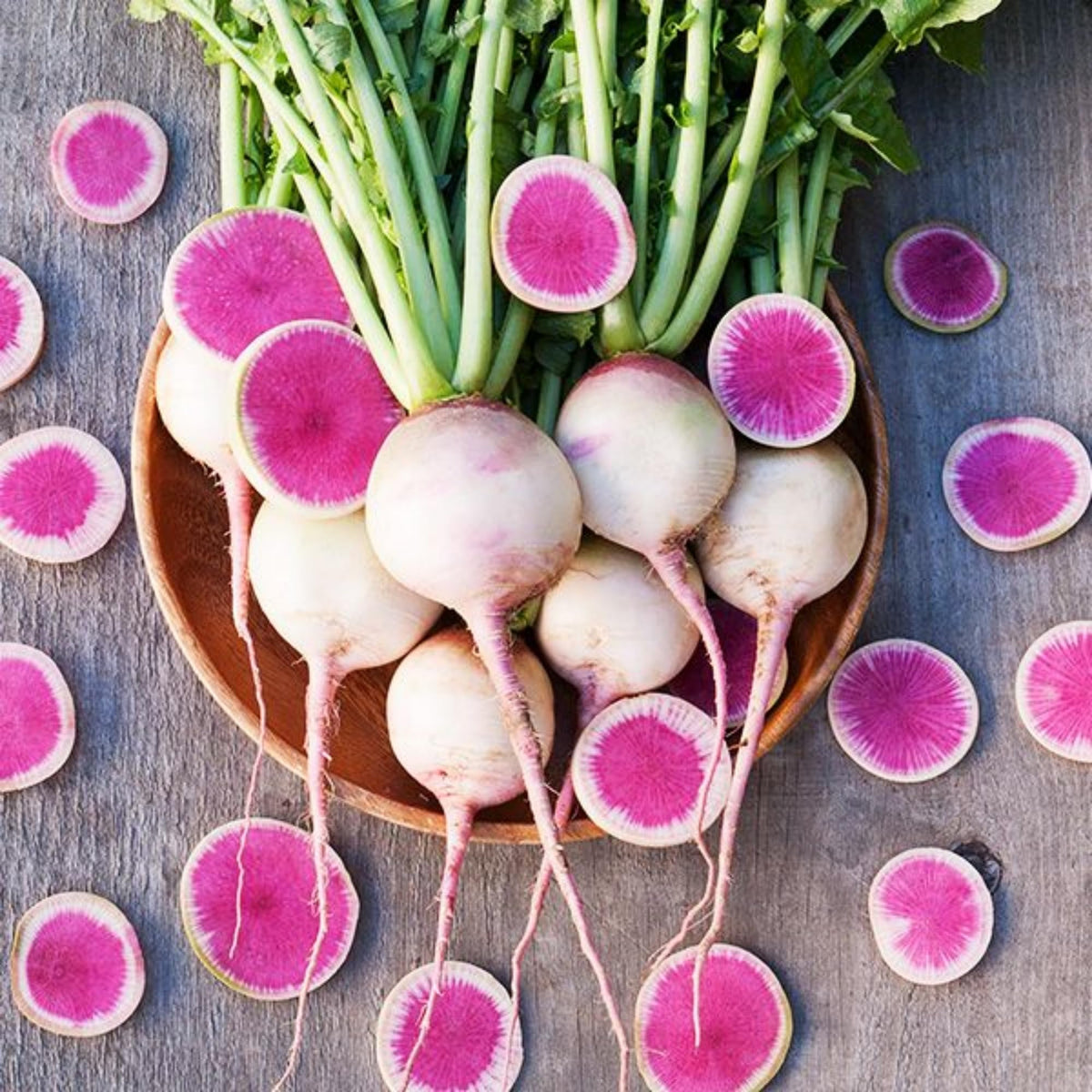 Wivolibe 7-types daikon radish seeds sturdy and fast-growing for cool seasons.