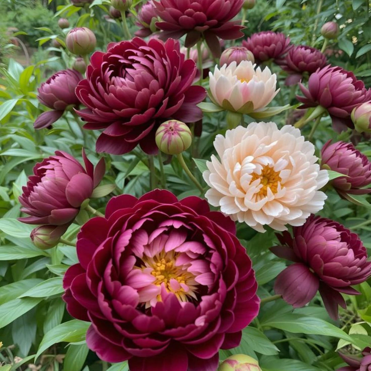 Wivolibe Exotic Double Peony for bright cut-flower displays