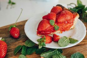 Wivolibe Harvest-ready cream strawberries signaling peak flavor from your garden