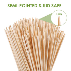 WixiTool Bamboo roasting sticks pack of 120pcs offers value for trips