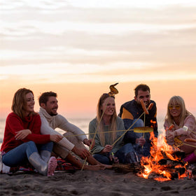 WixiTool Disposable campfire sticks for easy outdoor cleanup