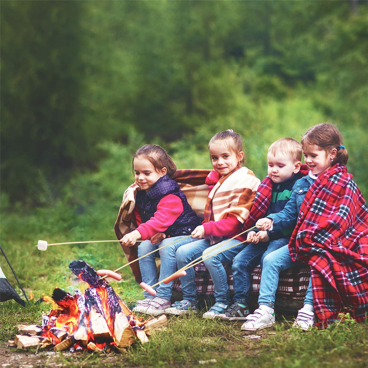WixiTool Eco-friendly bamboo skewers are natural and biodegradable