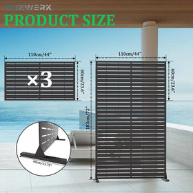 WIZWERK backyard private-space solution offers versatile privacy options