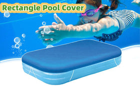 WJGHRH rectangular pool cover 120x72 debris shield helps water stay fresh between swims