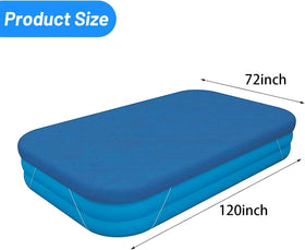 WJGHRH rectangular pool cover 120x72 eco-friendly design stores neatly